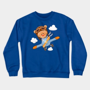 Cute Teddy Bear Crewneck Sweatshirt